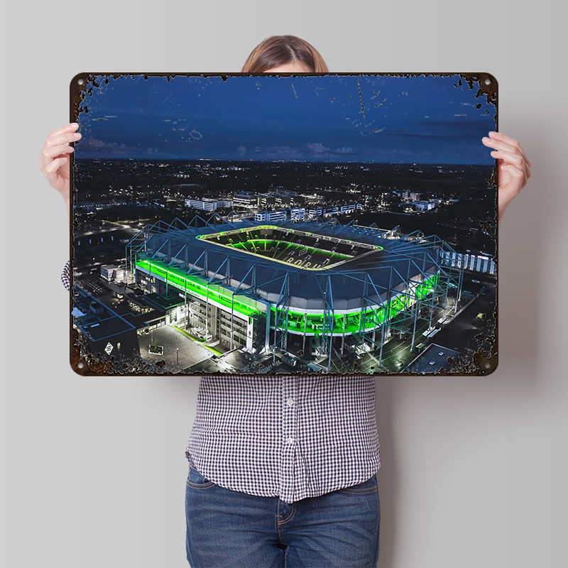 Retro Poster Gaming - Borussia Monchengladbach Printed Poster Customized Wall