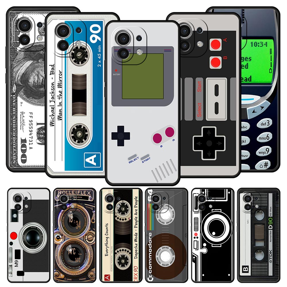 Retro Gaming Case - Vintage Tape Camera Gameboy Phone Case