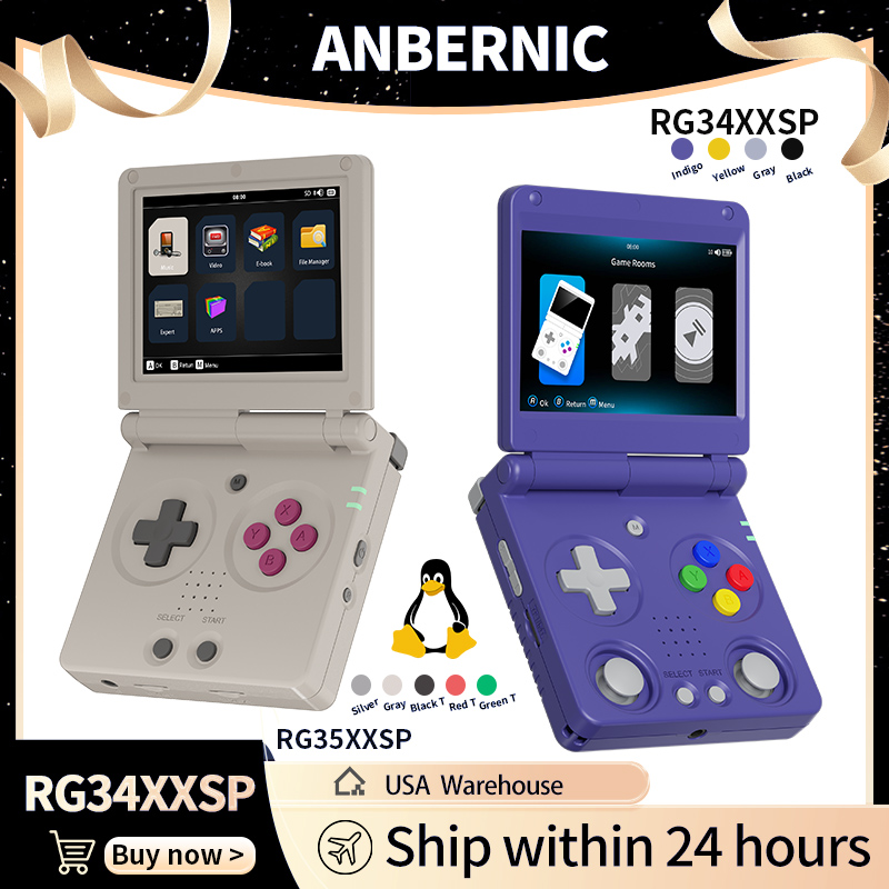 Anbernic RG34XXSP RG35XXSP Fli - Retro Gaming Anbernic review and price