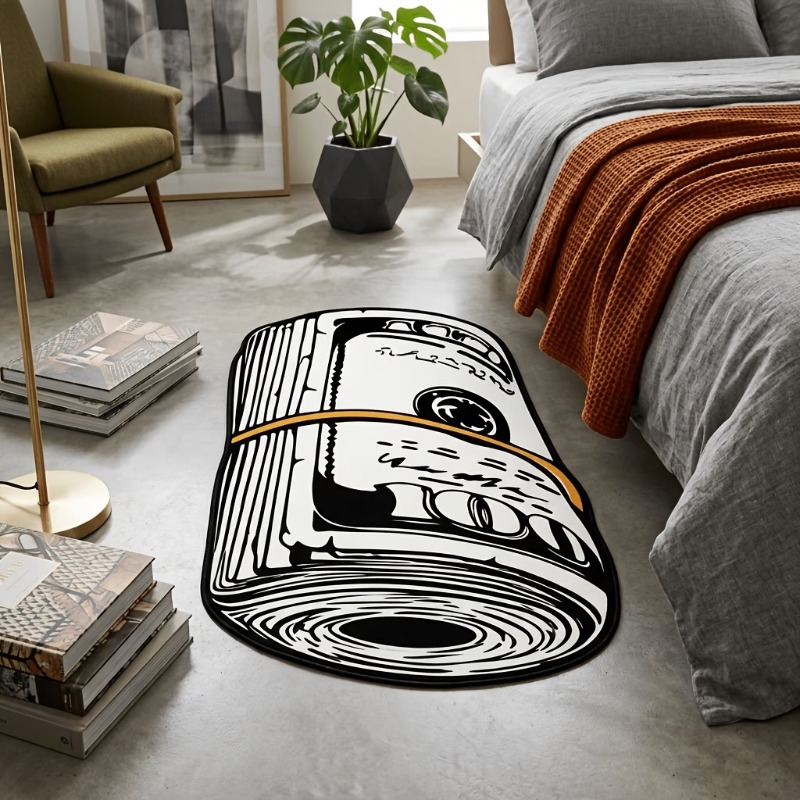 American Retro Rolled‑Up Money - Retro Gaming Rug review and price