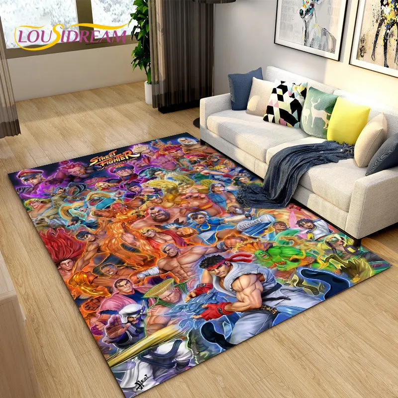 Retro Game Street Fighter Game - Retro Gaming Rug review and price
