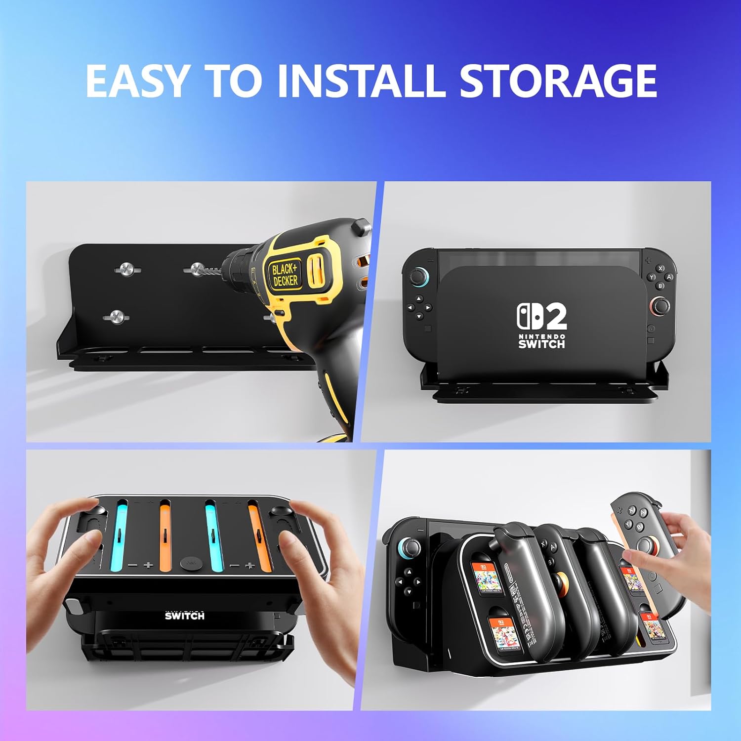 Wall Mount Charging Dock for N - Retro Gaming Gun review and price