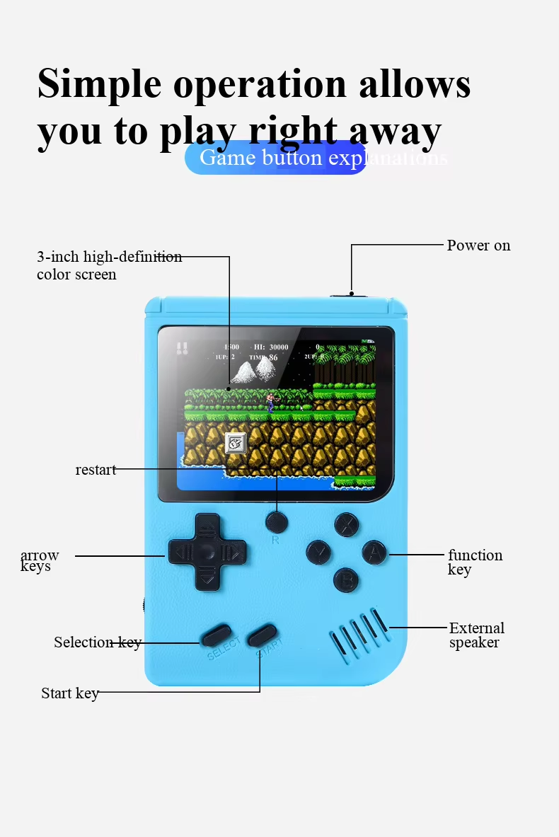 400 In 1 MINI Games Handheld G - Retro Gaming Emulator review and price