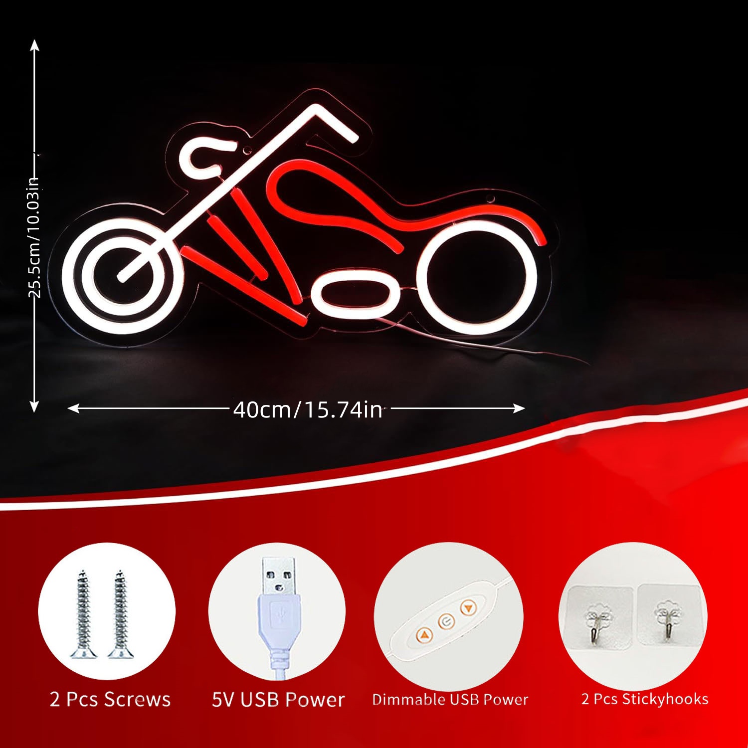 Retro Chopper Motorcycle Neon  - Retro Gaming Usb review and price
