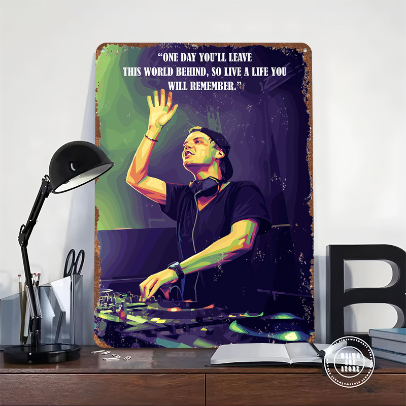 Avicii Quotes Printed Poster C - Retro Poster Gaming review and price