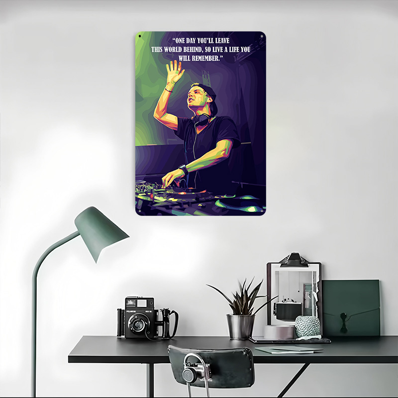 Avicii Quotes Printed Poster C - Retro Poster Gaming review and price