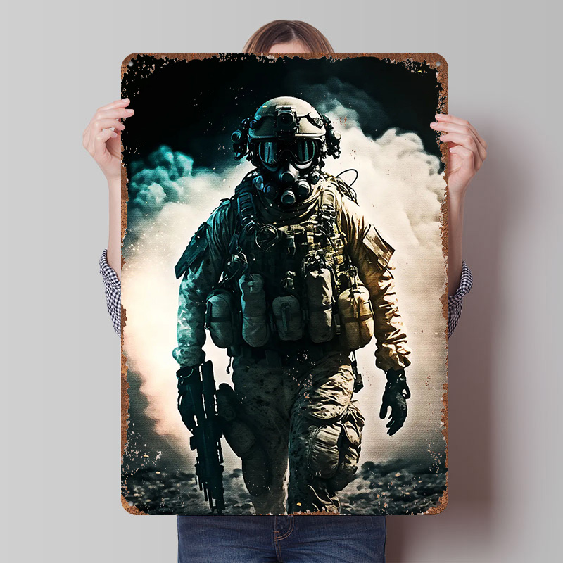 Troops Hunter Metal Poster Cus - Retro Poster Gaming review and price