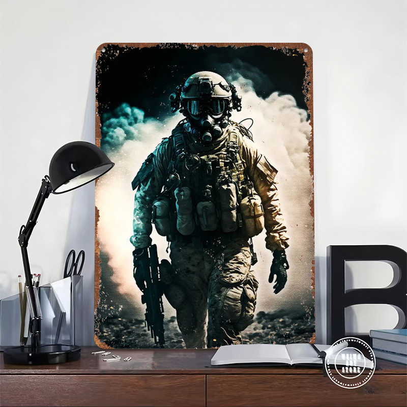Troops Hunter Metal Poster Cus - Retro Poster Gaming review and price