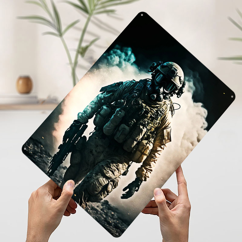Troops Hunter Metal Poster Cus - Retro Poster Gaming review and price