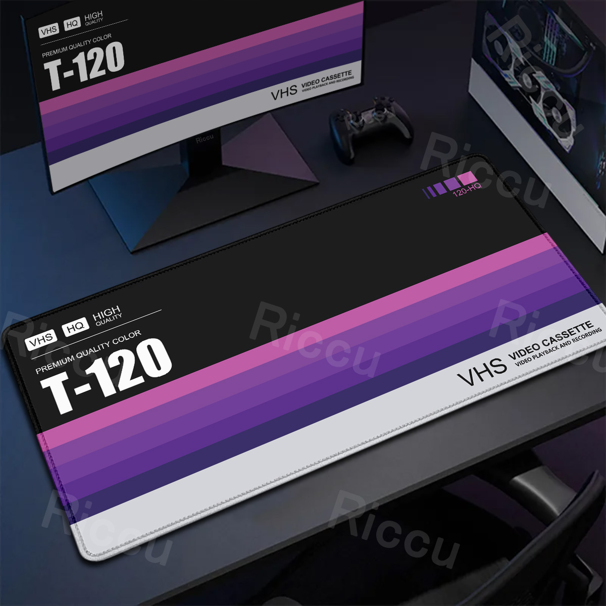 Retro VHS Style Mouse Pad Xxl  - Retro Gaming Rug review and price