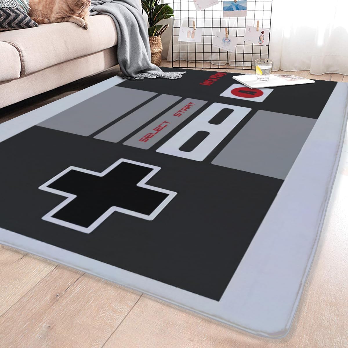 Vintage NES Controller Themed  - Retro Gaming Rug review and price