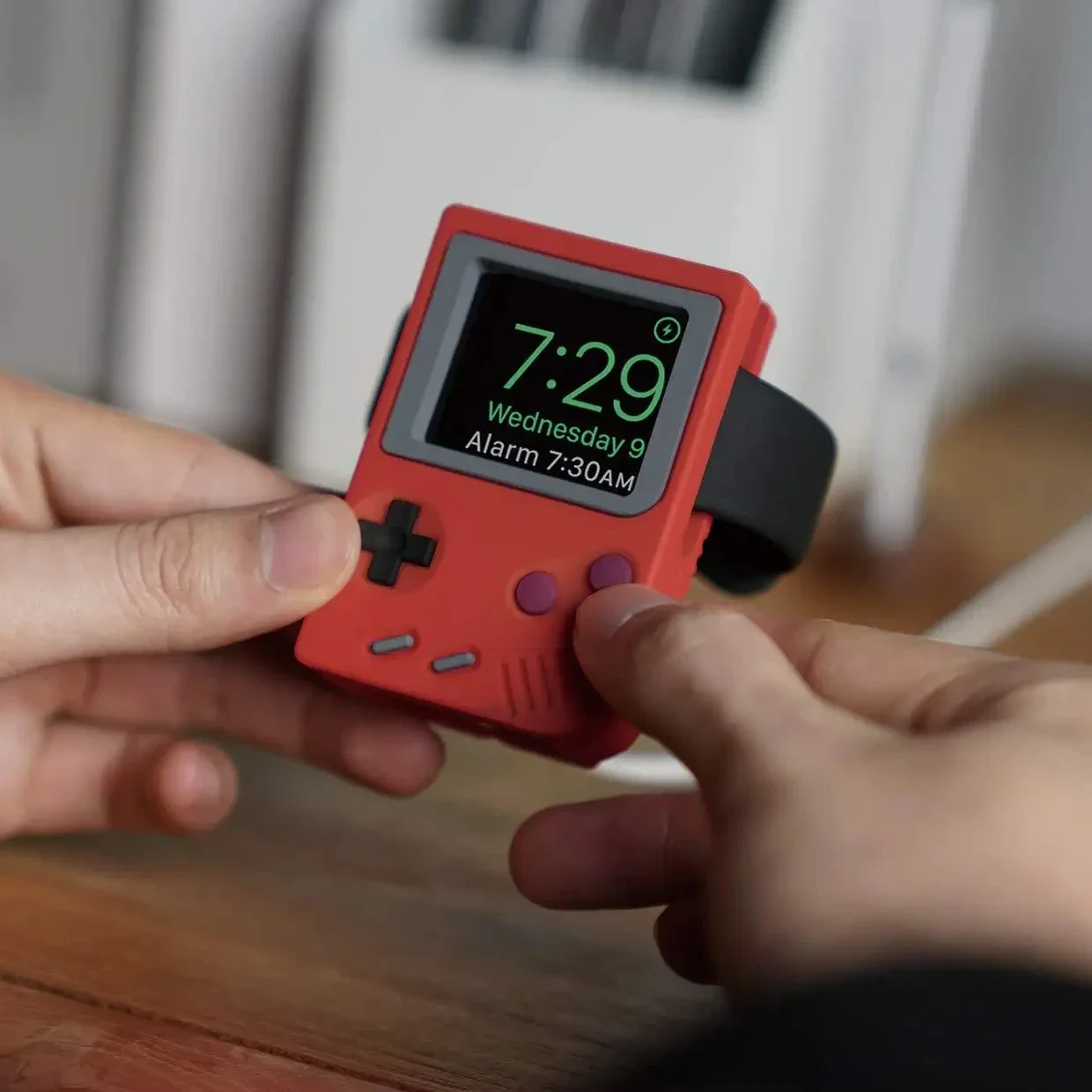 Silicone Holder for IWatch Cha - Retro Handheld Console review and price