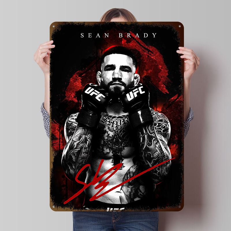 Sean Brady Fighter Portrait Ti - Retro Poster Gaming review and price