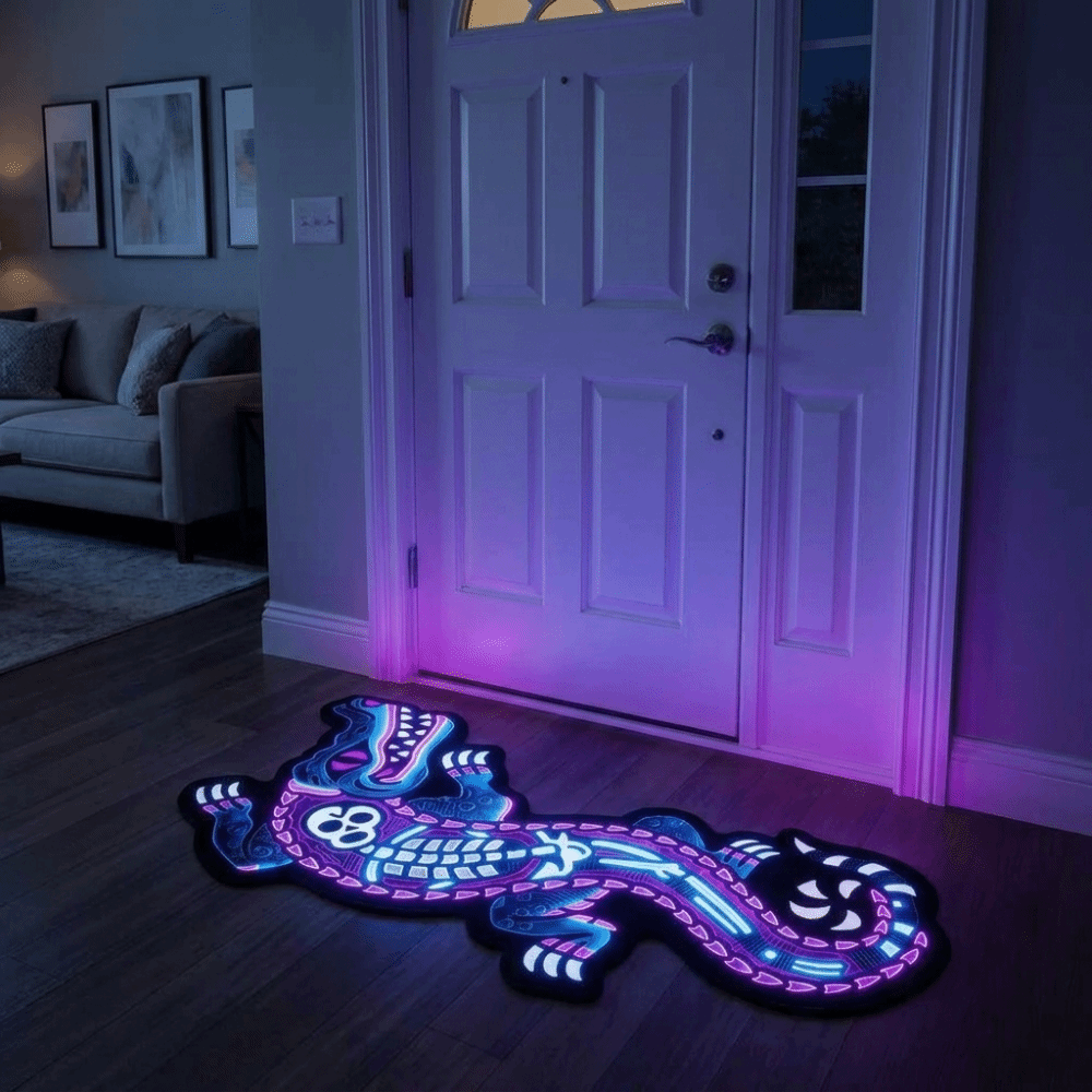 Durable Wool-like Fabric Croco - Retro Gaming Rug review and price