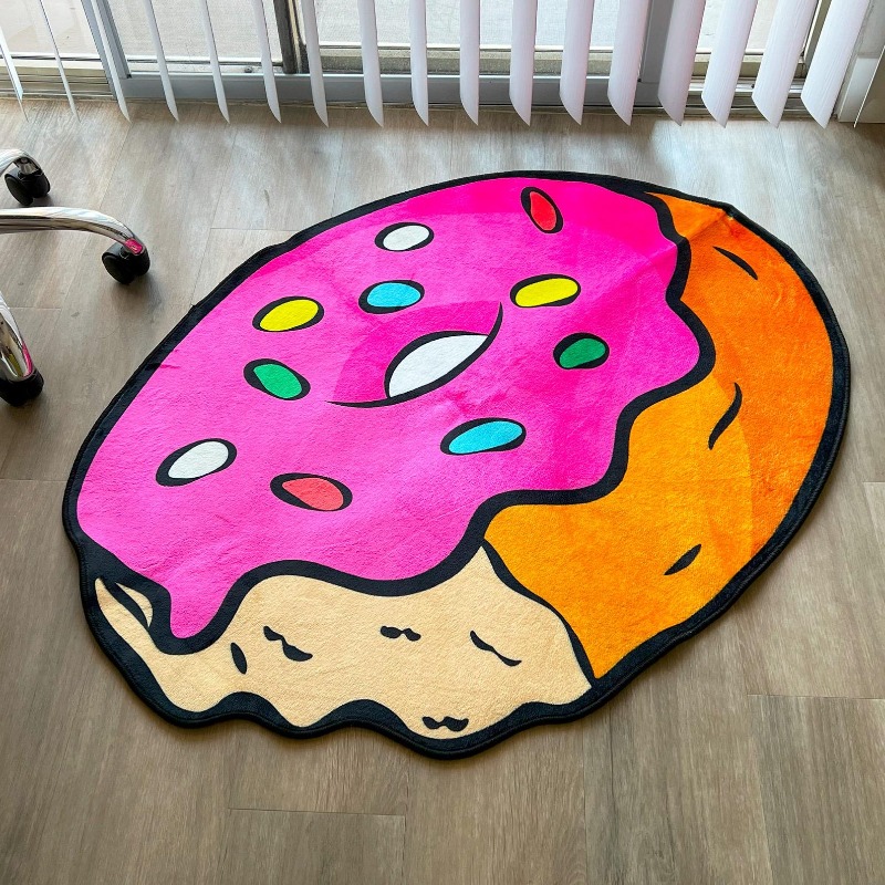 VIKAMA Donut Rug Noise-Reducin - Retro Gaming Rug review and price