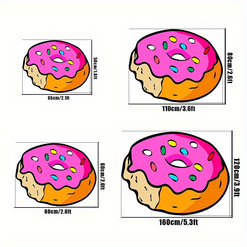 VIKAMA Donut Rug Noise-Reducin - Retro Gaming Rug review and price