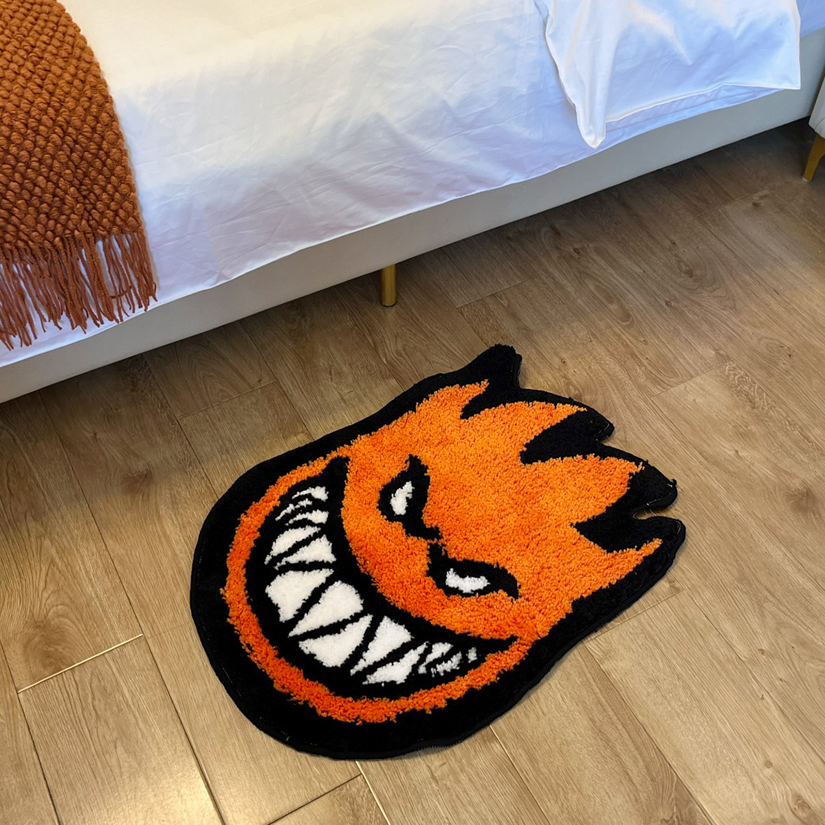 Spitfire Bighead Flame Tufted  - Retro Gaming Rug review and price
