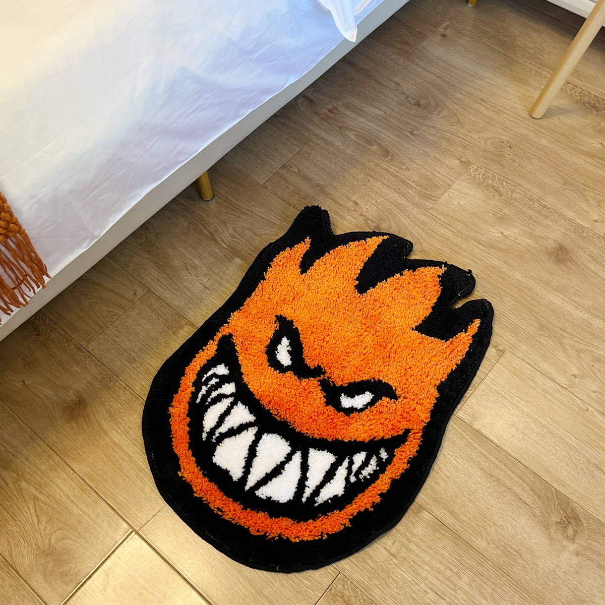 Spitfire Bighead Flame Tufted  - Retro Gaming Rug review and price
