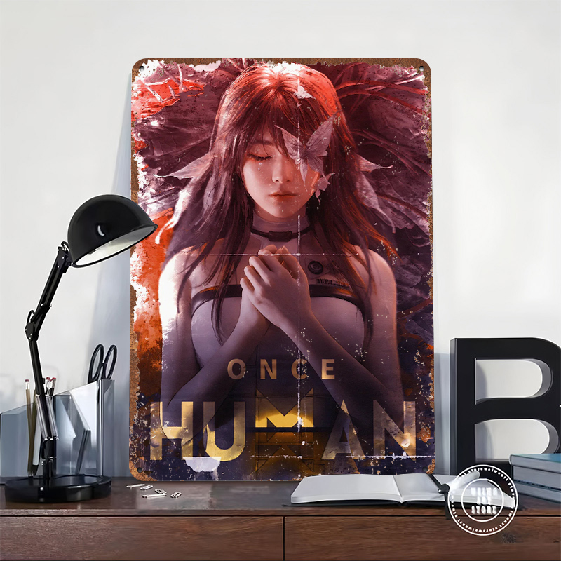 Once Human Digital Art Tin Pos - Retro Poster Gaming review and price