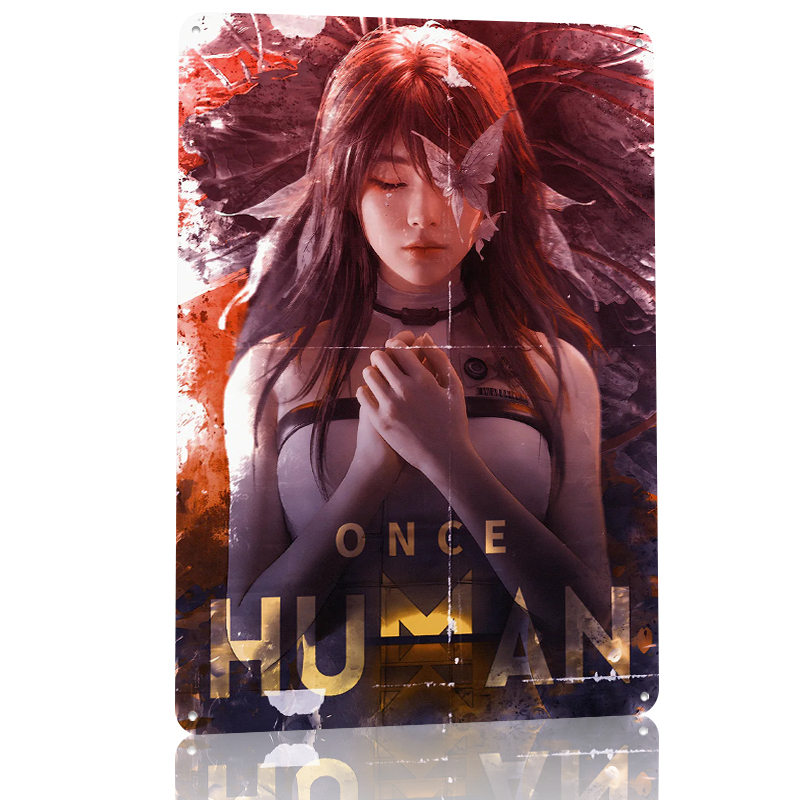 Once Human Digital Art Tin Pos - Retro Poster Gaming review and price