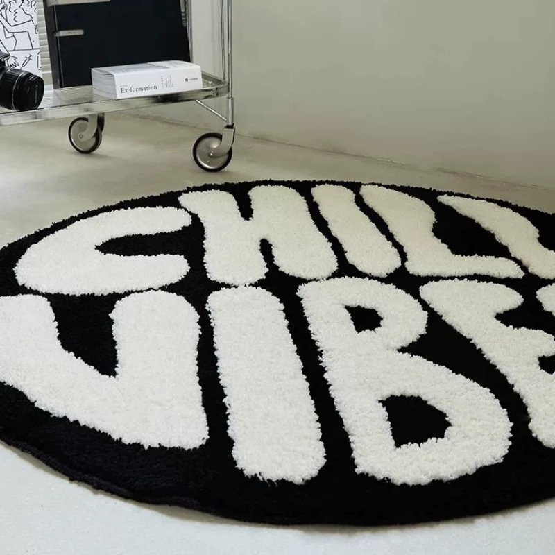 Black White Letter Bedroom Dec - Retro Gaming Rug review and price