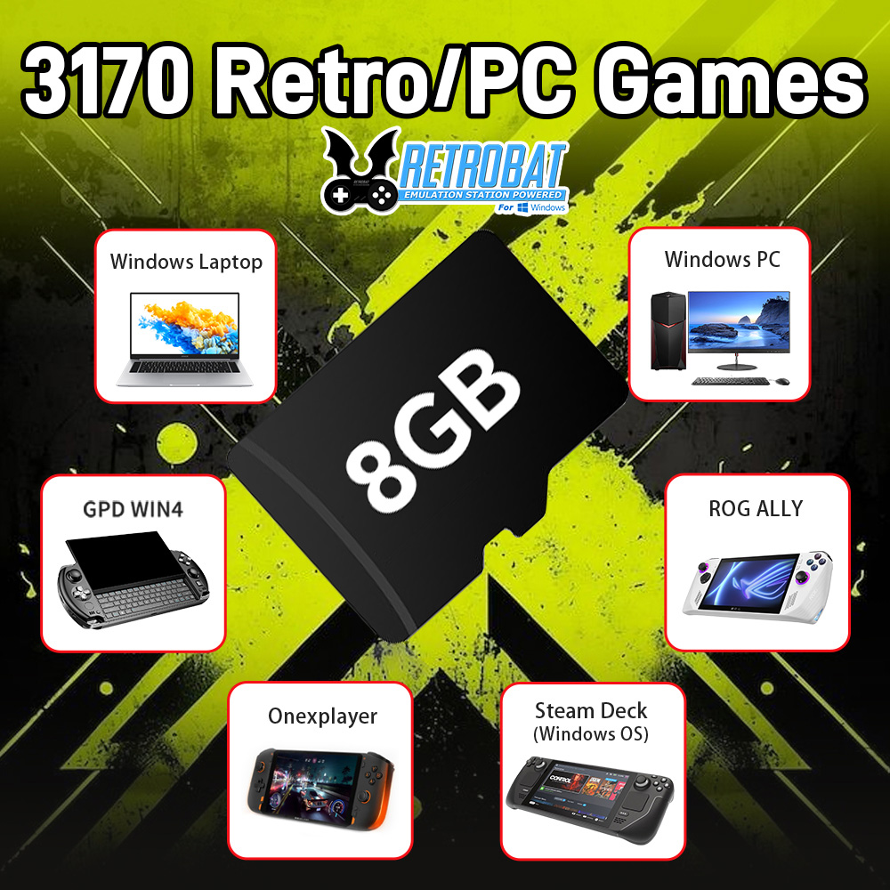 8GB Game TF Card with 3170 Ret - Retro Gaming Mini Pc review and price
