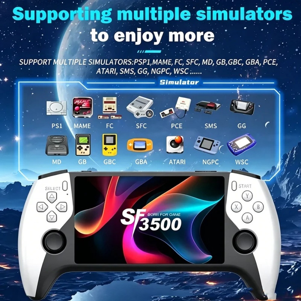 SF3500 5 inch Handheld Game Co - Retro Gaming Emulator review and price