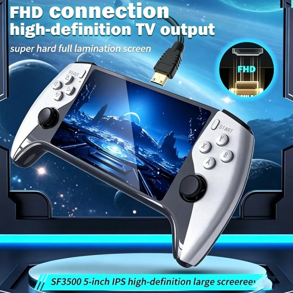 SF3500 5 inch Handheld Game Co - Retro Gaming Emulator review and price